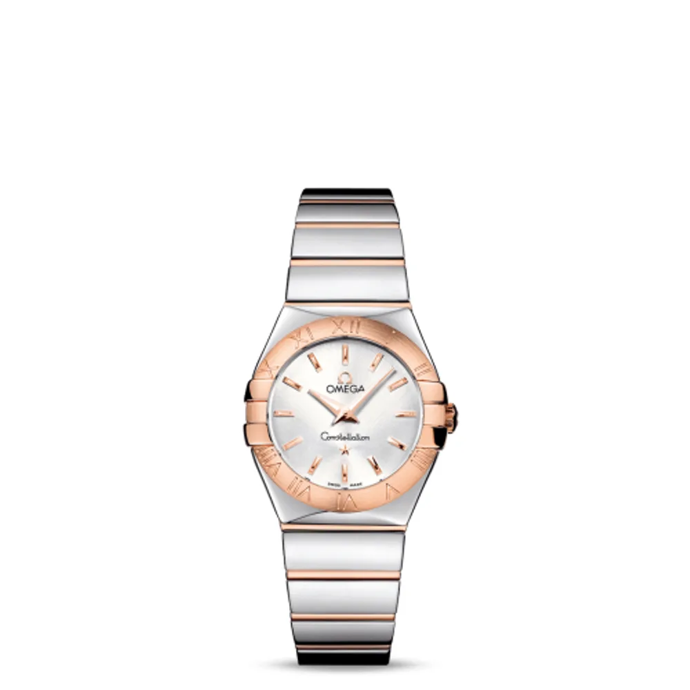 Omega Constellation Quartz 27 Polished Stainless Steel / Red Gold / Silver