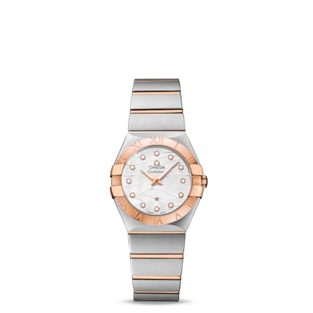 Omega Constellation Quartz 27 Stainless Steel / Red Gold / MOP