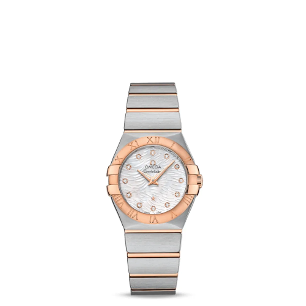 Omega Constellation Quartz 27 Stainless Steel / Red Gold / White MOP