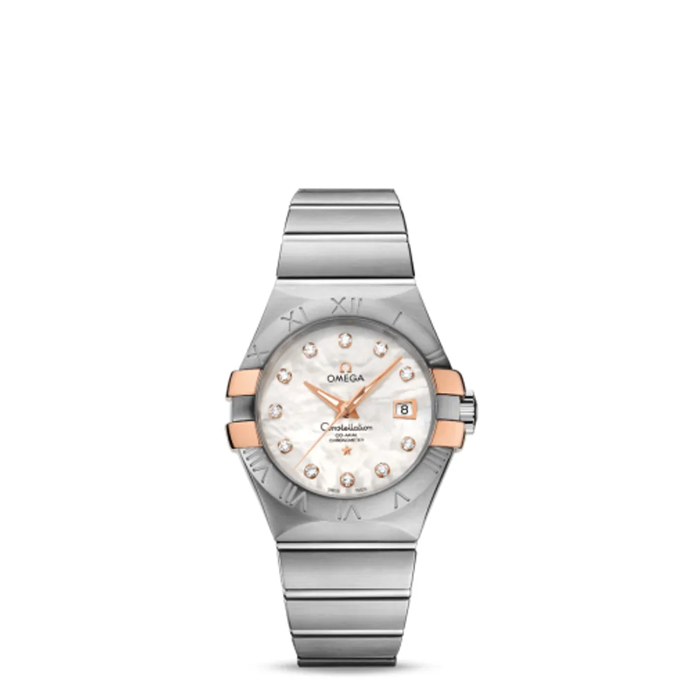 Omega Constellation Co-Axial 31 Stainless Steel / Red Gold Claws / MOP