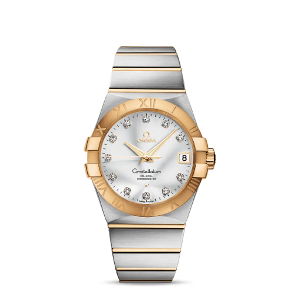 Omega Constellation Co-Axial 38 Stainless Steel / Yellow Gold / Silver