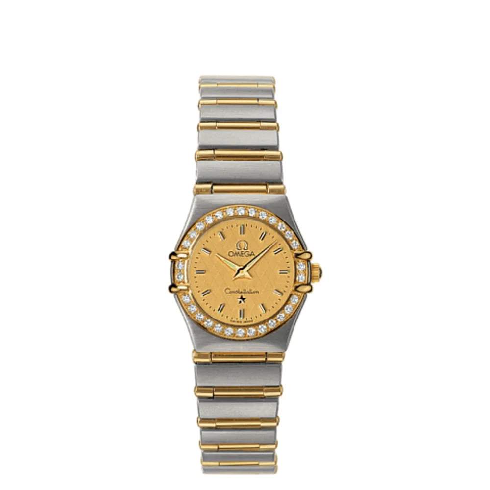 Omega Constellation Quartz 22.5 Stainless Steel / Yellow Gold / Champagne