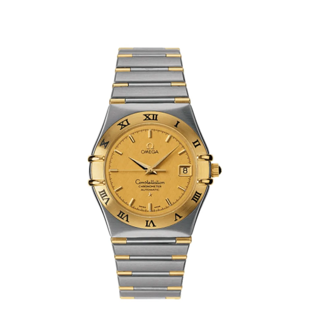Omega Constellation Automatic 35.5 Stainless Steel / Yellow Gold / Champagne