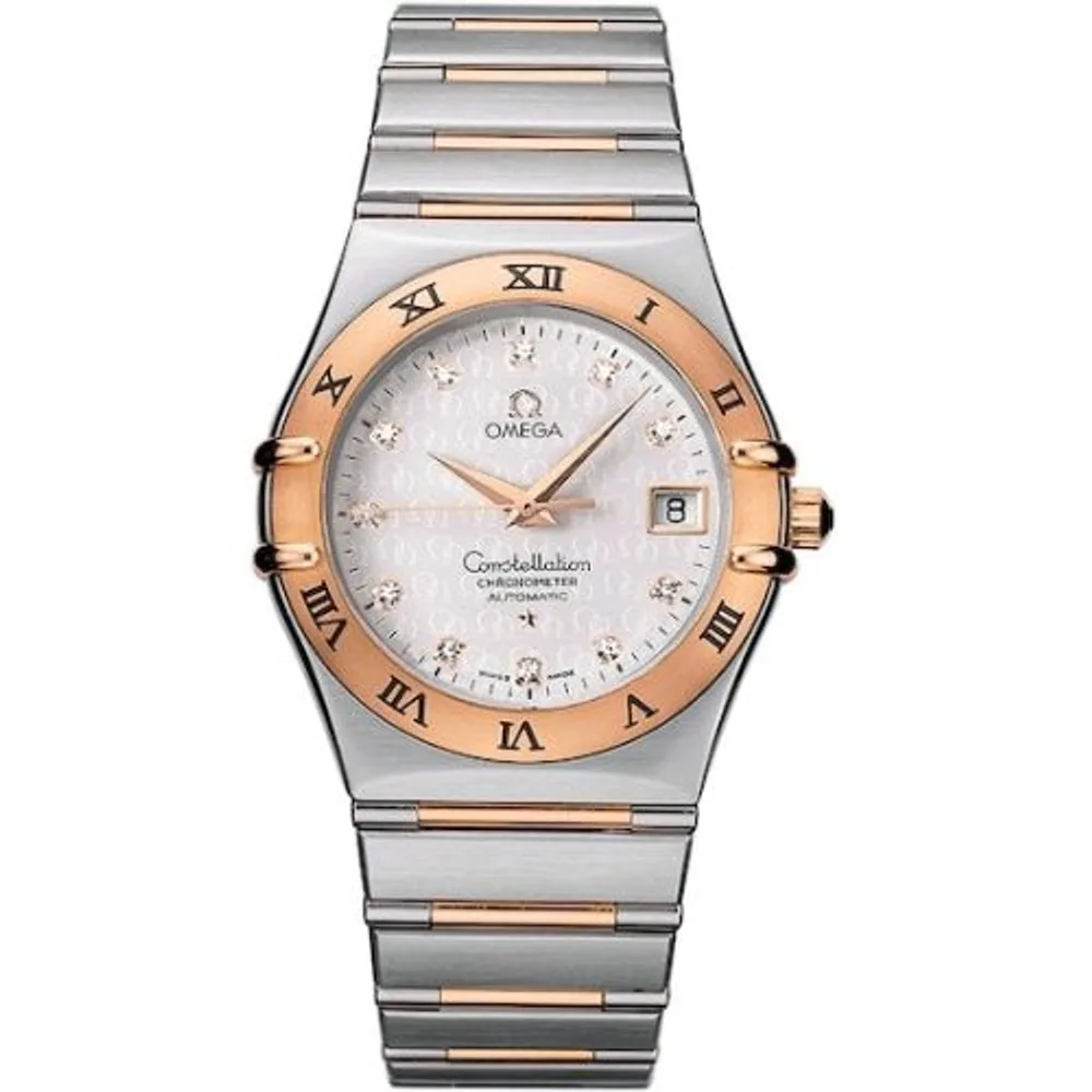 Omega Constellation Automatic 35.5 Stainless Steel - Red Gold / Silver - Diamond
