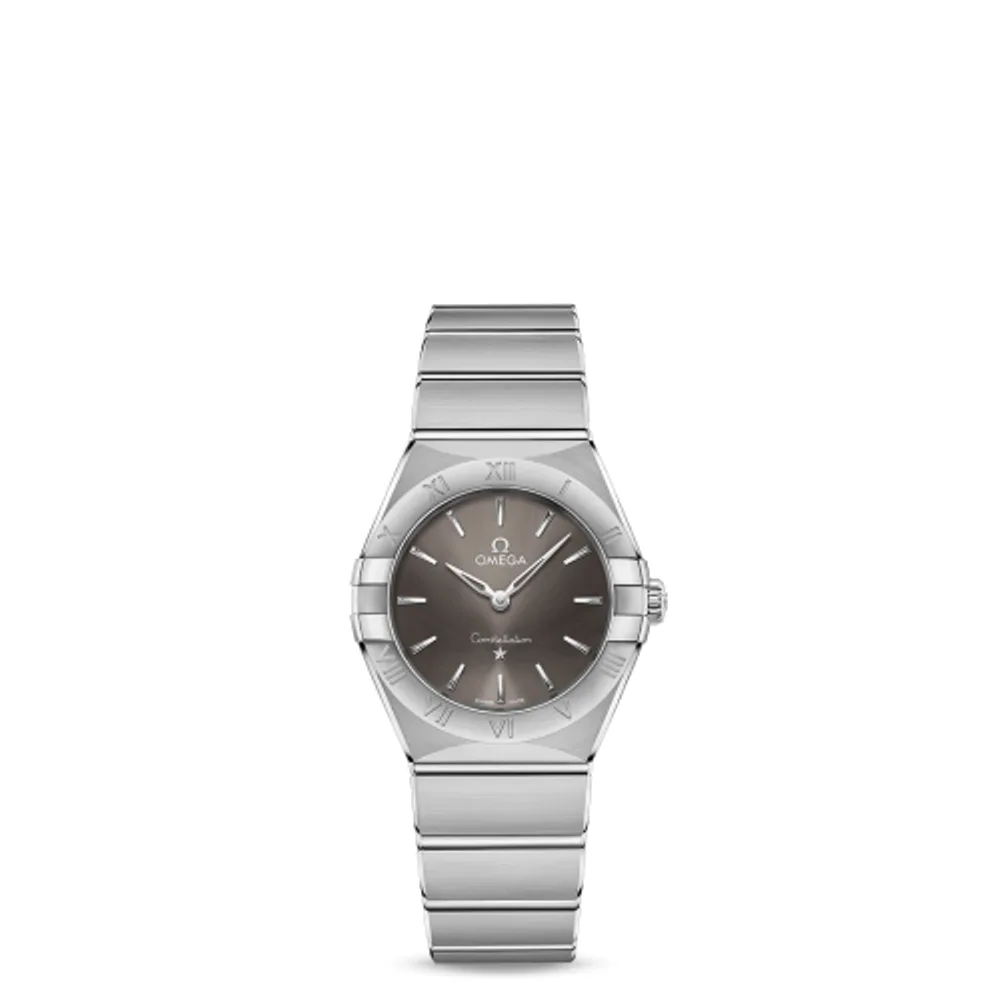 Omega Constellation Manhattan 28 Quartz Stainless Steel / Grey