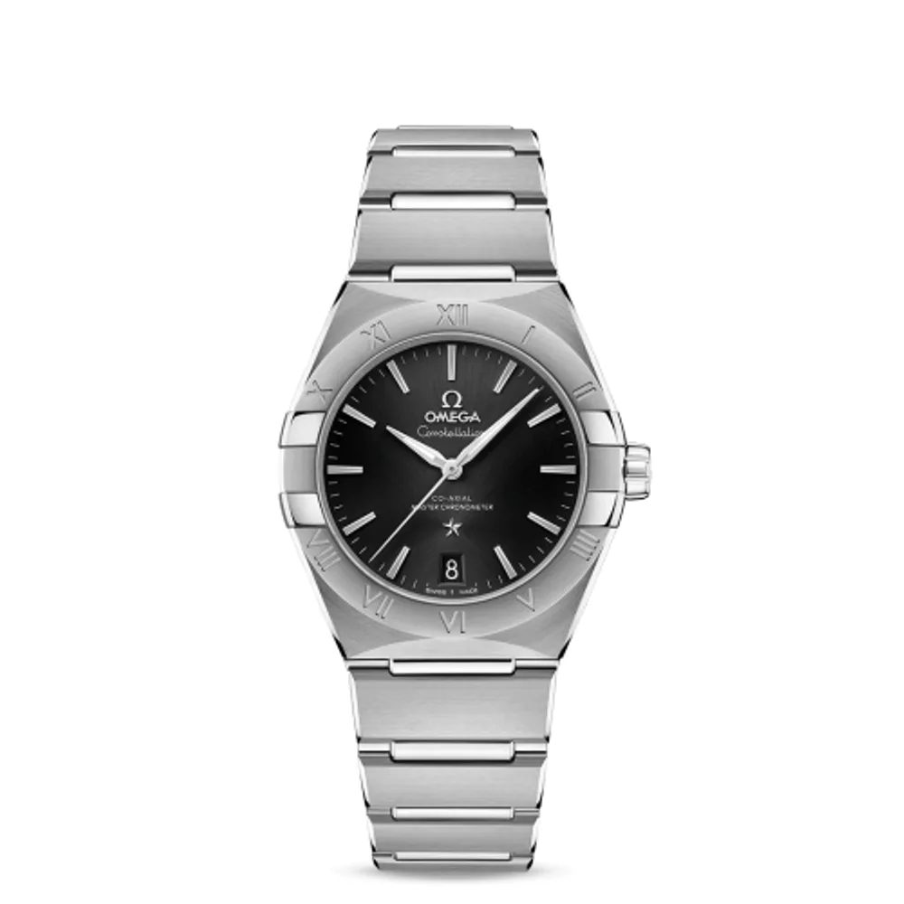 Omega Constellation Master Chronometer 36 Stainless Steel / Black / Bracelet
