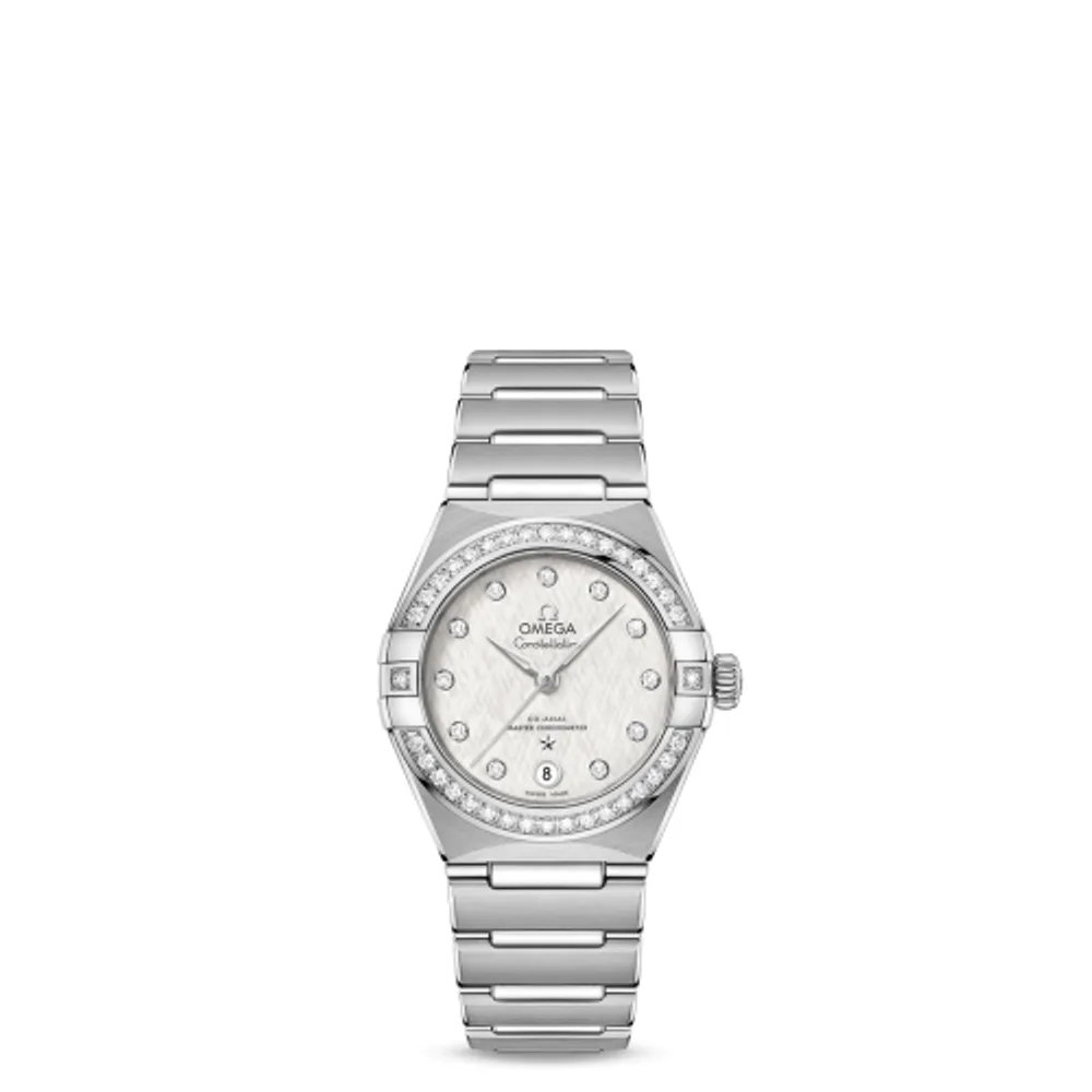 Omega Constellation Manhattan 29 Co-Axial Master Chronometer Stainless Steel / Silk Diamond / Diamond