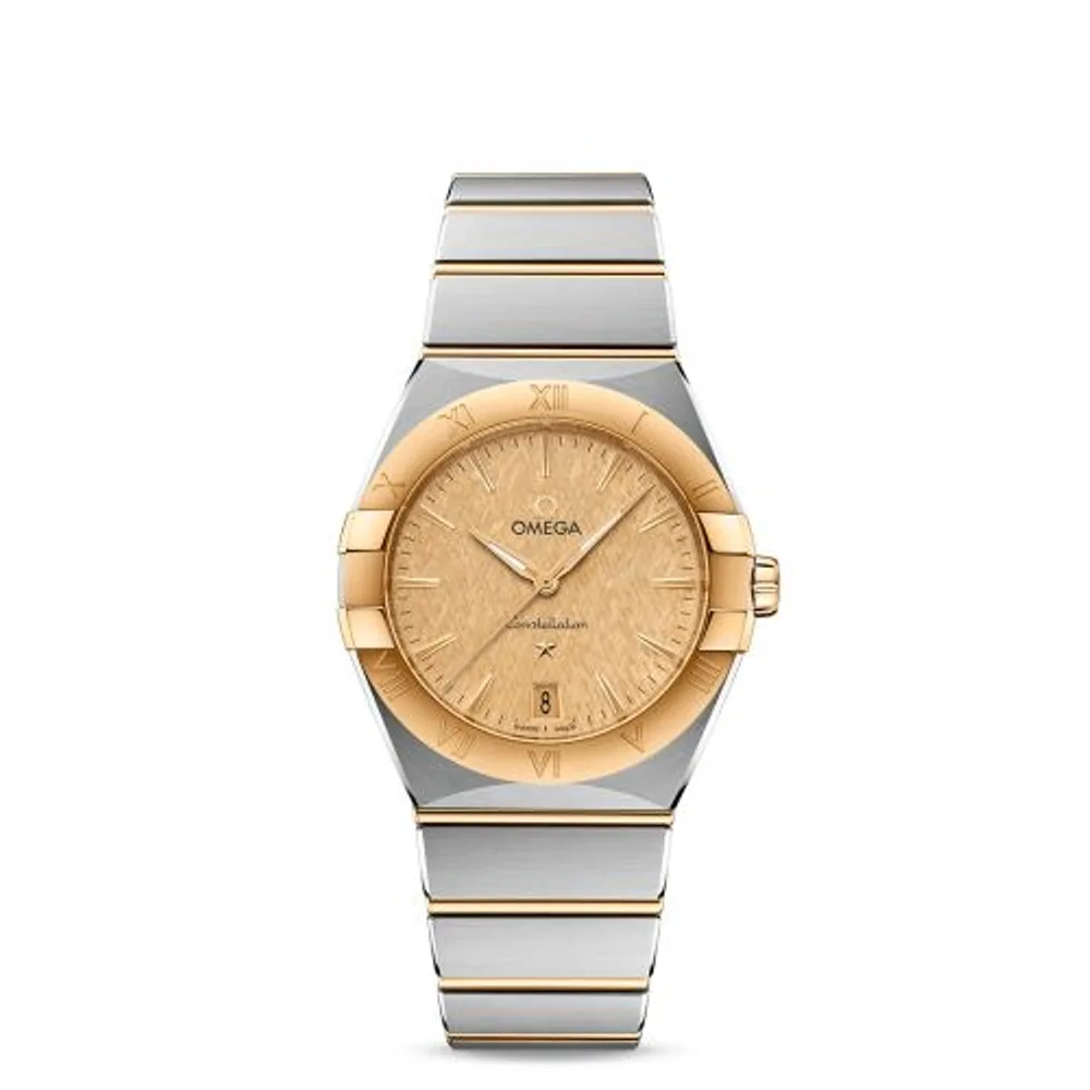 Omega Constellation Quartz 36 Stainless Steel / Yellow Gold / Silver / Bracelet