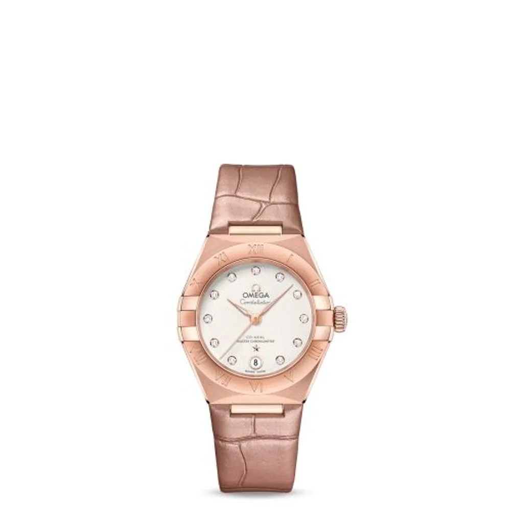 Omega Constellation Manhattan 29 Co-Axial Master Chronometer Sedna Gold / Silver - Diamond