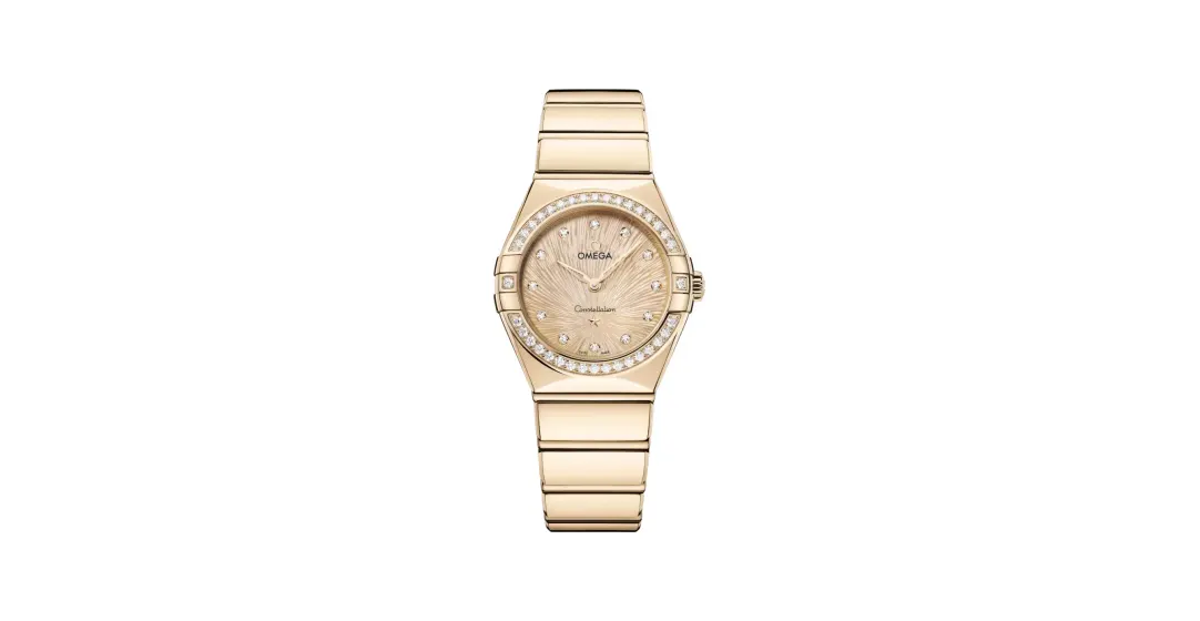 Omega Constellation 28 mm, Moonshine™ gold on Moonshine™ gold