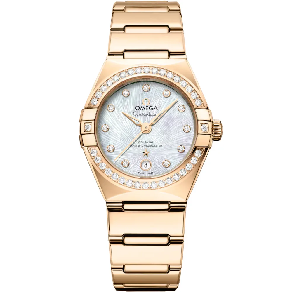 Omega Constellation 29 mm, Moonshine™ gold on Moonshine™ gold