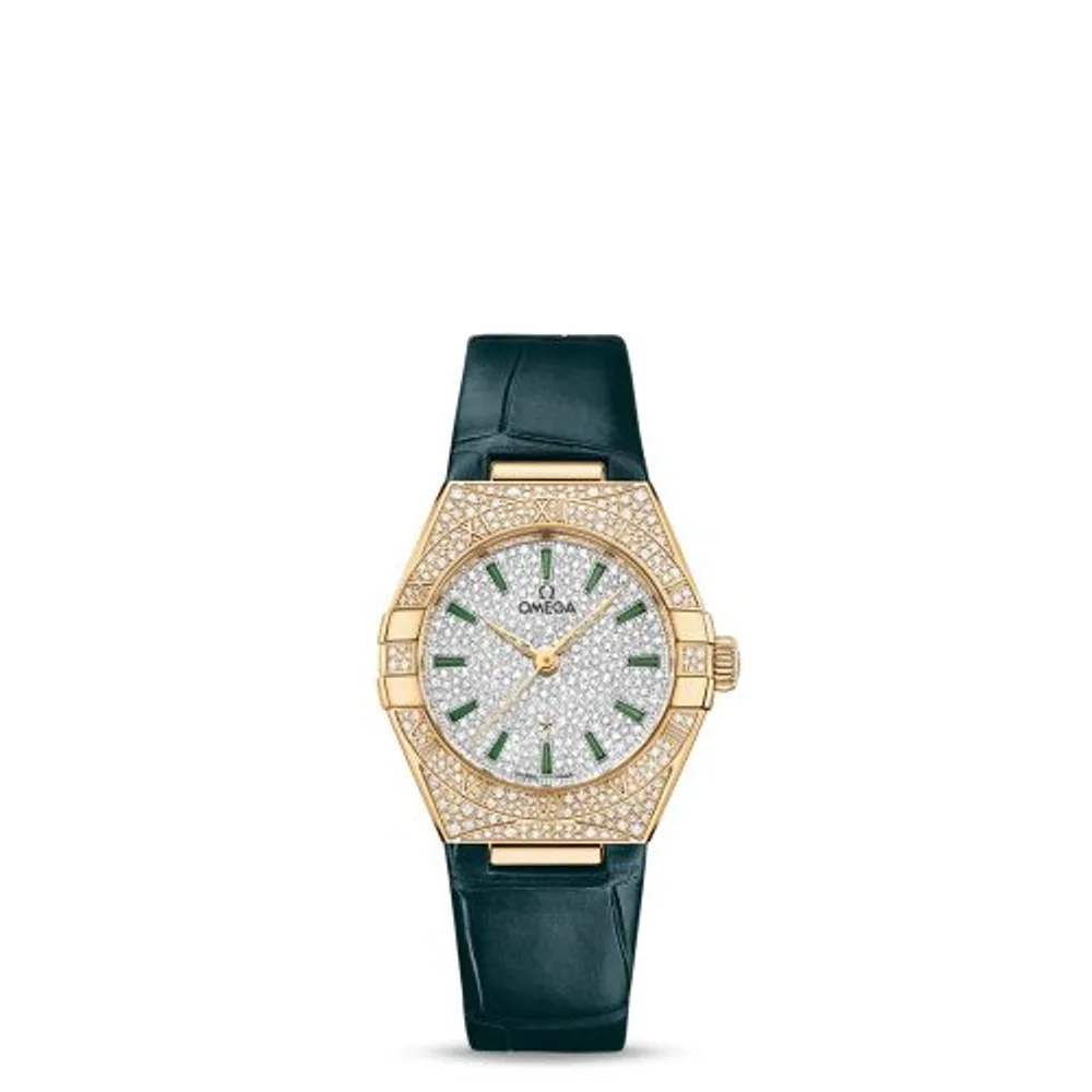 Omega Constellation Manhattan 29 Co-Axial Master Chronometer Yellow Gold / Snow