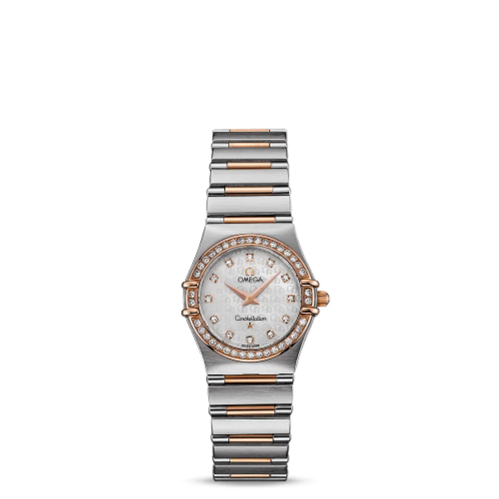 Omega Constellation Quartz 25.5 '95 Stainless Steel / Red Gold / Diamond / MOP