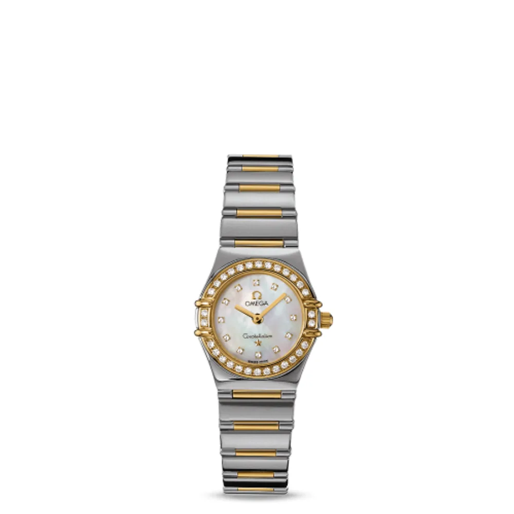 Omega Constellation Quartz 22.5 My Choice Stainless Steel / Yellow Gold / Diamond / MOP