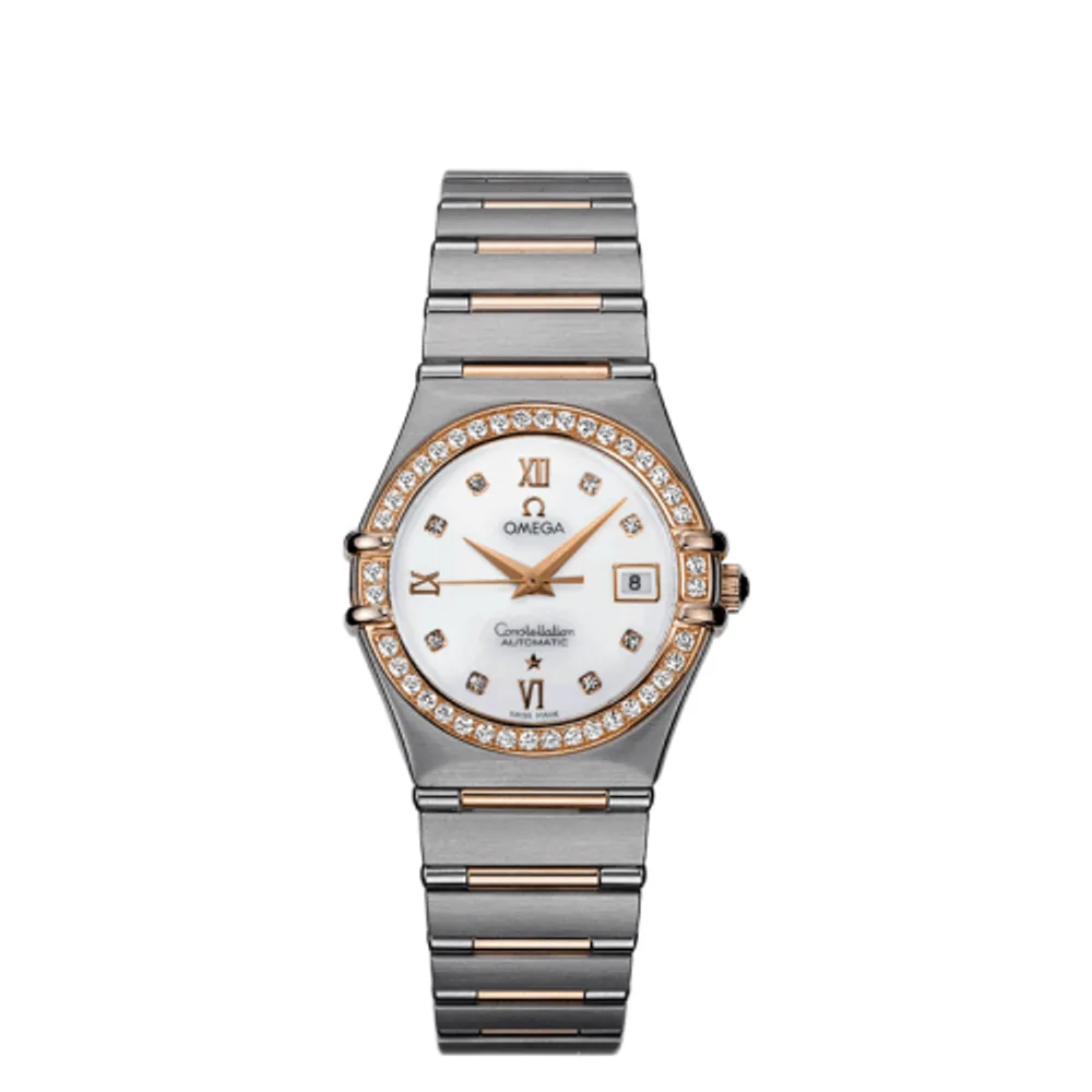 Omega Constellation Automatic 27.5 Stainless Steel / Red Gold / Diamond / MOP