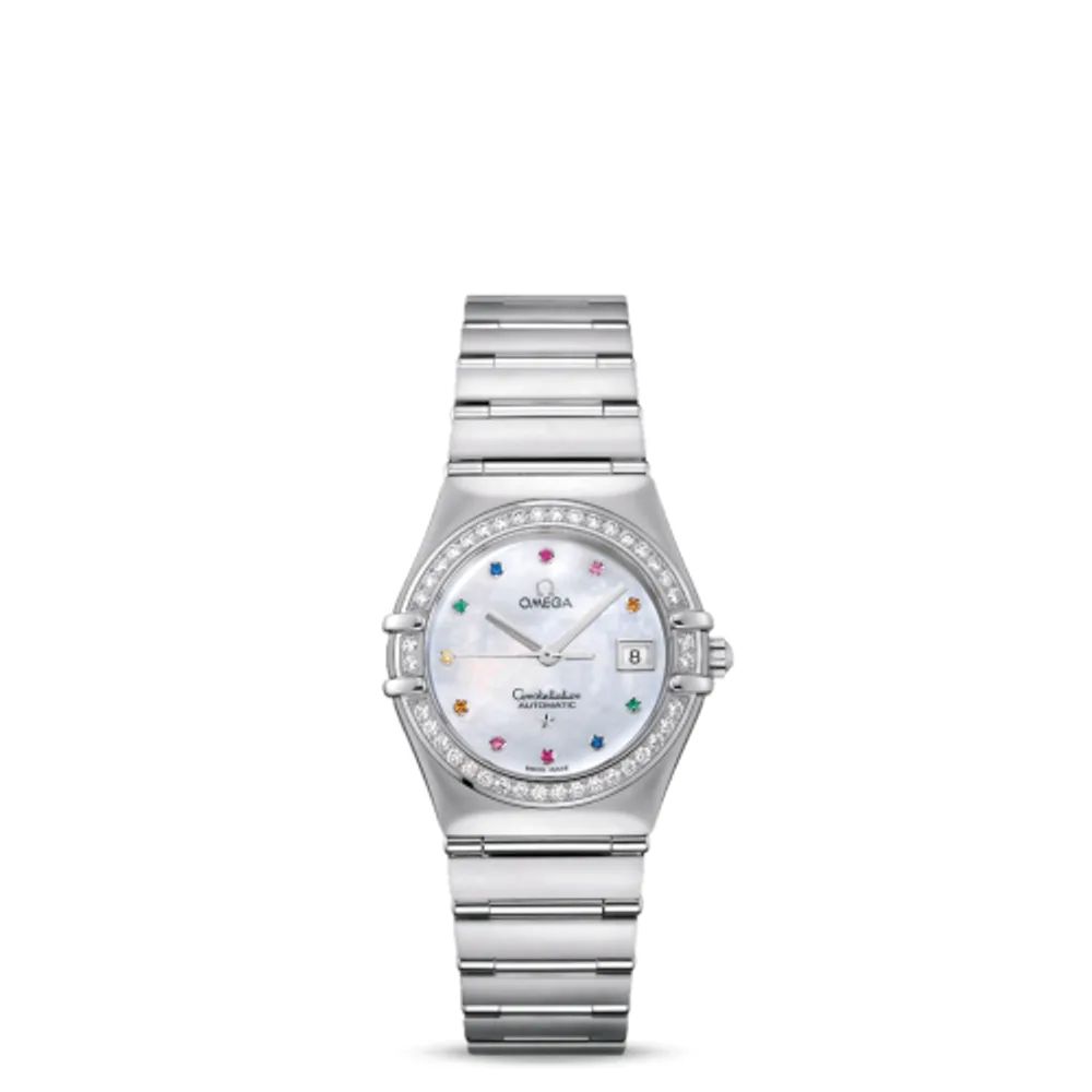 Omega Constellation Automatic 27.5 My Choice Stainless Steel / Diamond / MOP Iris