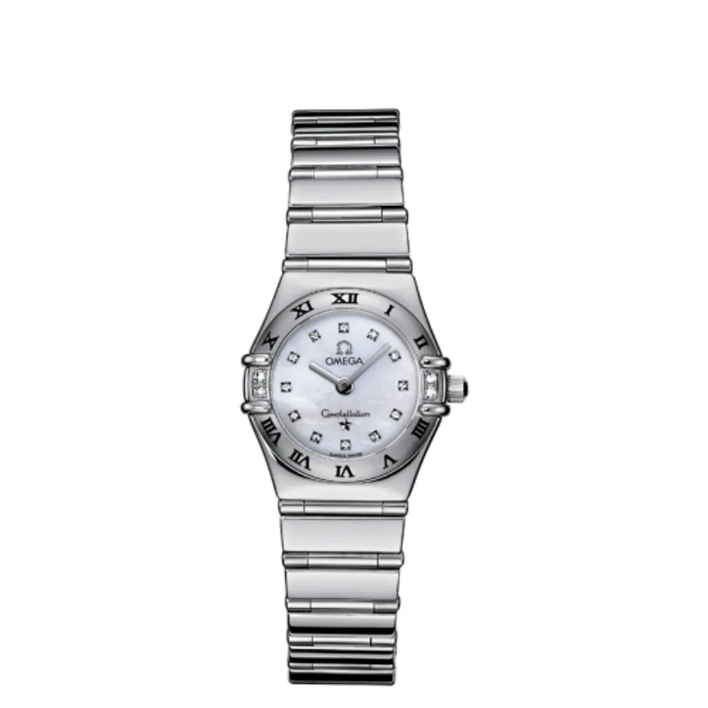 Omega Constellation Quartz 22.5 My Choice Stainless Steel / Diamond / MOP