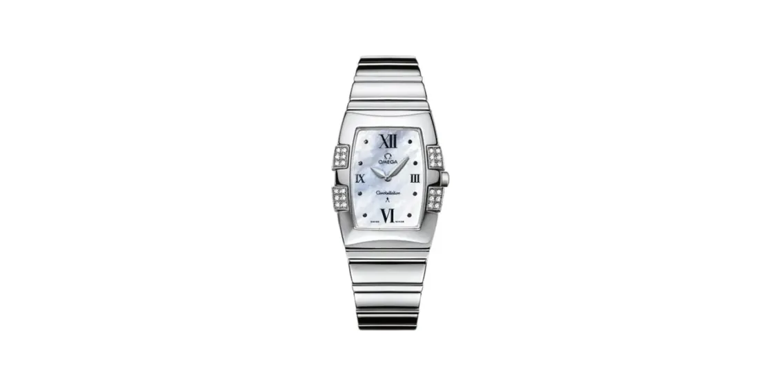 Omega Constellation Quadrella Quartz 25 Stainless Steel / MOP