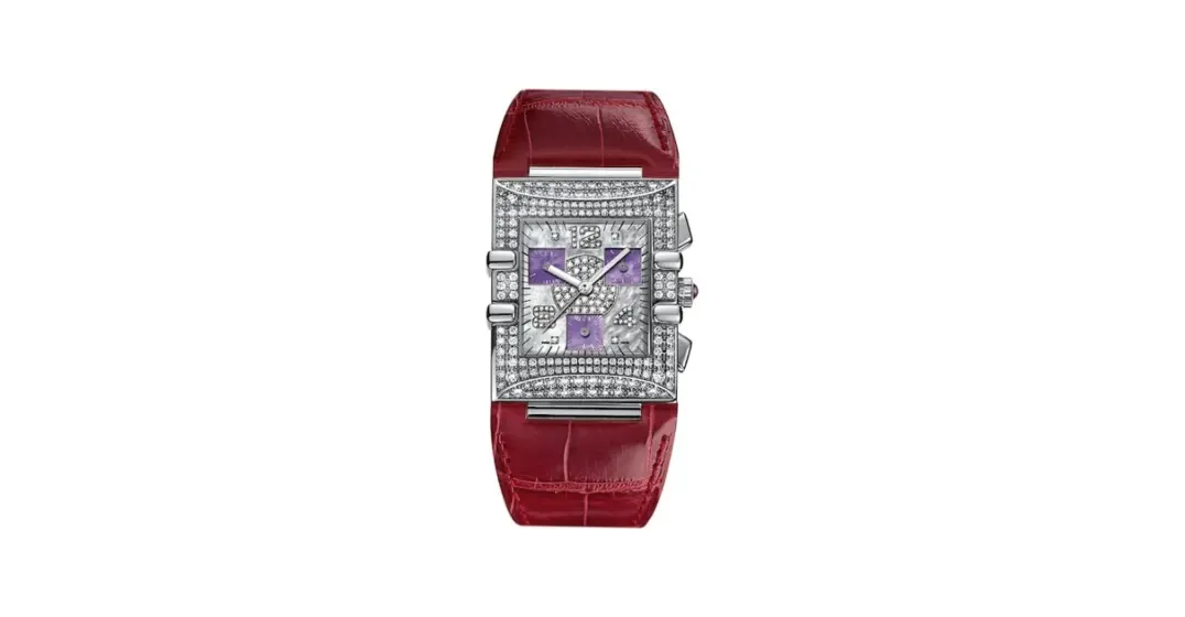 Omega Constellation Quadra Quartz 28 Chronograph Stainless Steel - Diamond / MOP / Strap