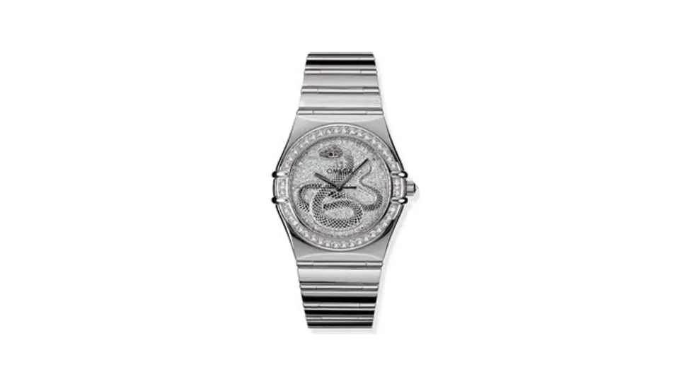 Omega Constellation Automatic 35.5 '95 White Gold / Year of the Snake
