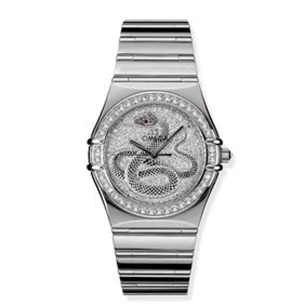 Omega Constellation Automatic 35.5 '95 White Gold / Year of the Snake
