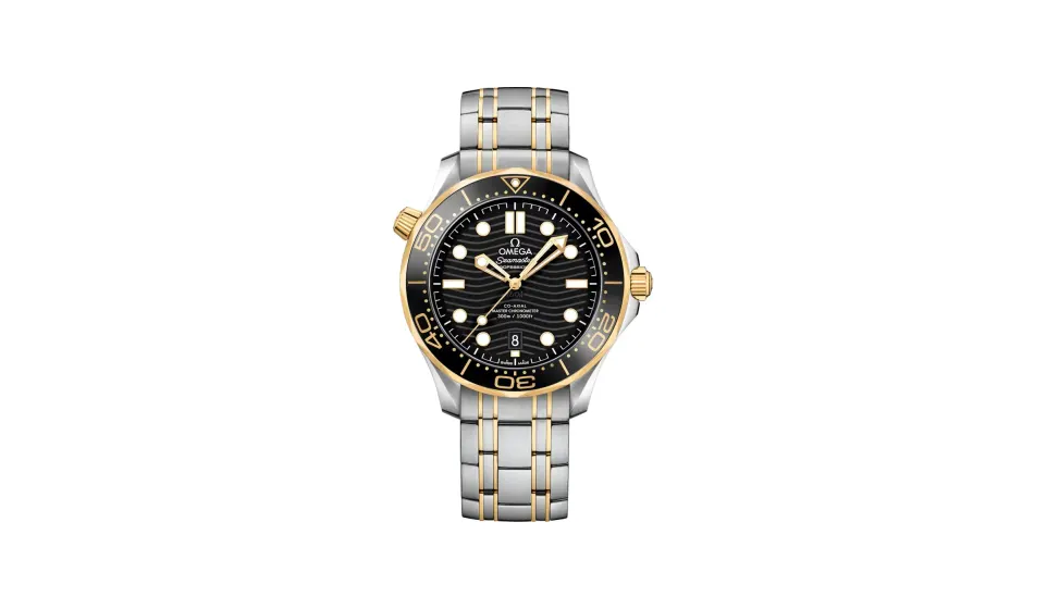 Omega Seamaster Diver 300M 42 mm, steel ‑ yellow gold on steel ‑ yellow gold