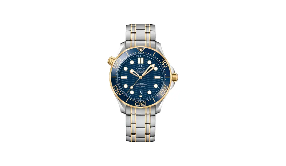 Omega Seamaster Diver 300M 42 mm, steel ‑ yellow gold on steel ‑ yellow gold