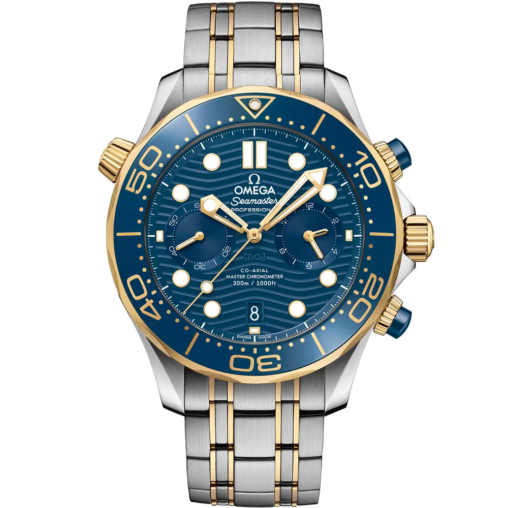 Omega Seamaster Diver 300M 44 mm, steel - yellow gold on steel - yellow gold