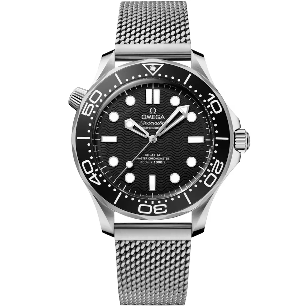 Omega Seamaster Diver 300M 42 mm, steel on steel
