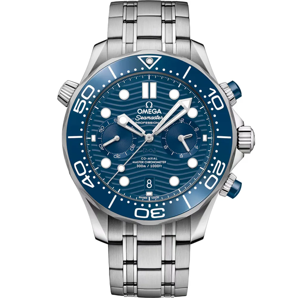 Omega Seamaster Diver 300M 44 mm, steel on steel