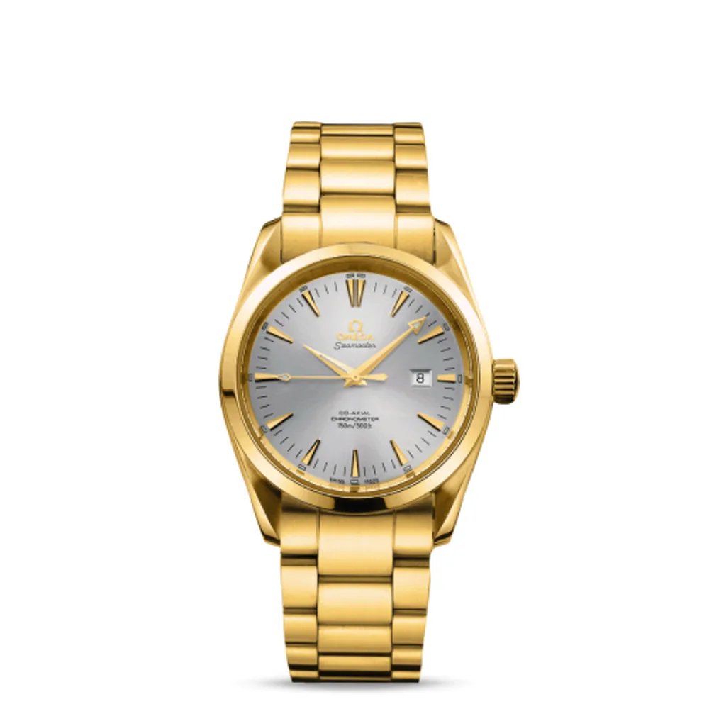 Omega Seamaster Aqua Terra 150M Co-Axial 36.2 Yellow Gold / Silver / Bracelet