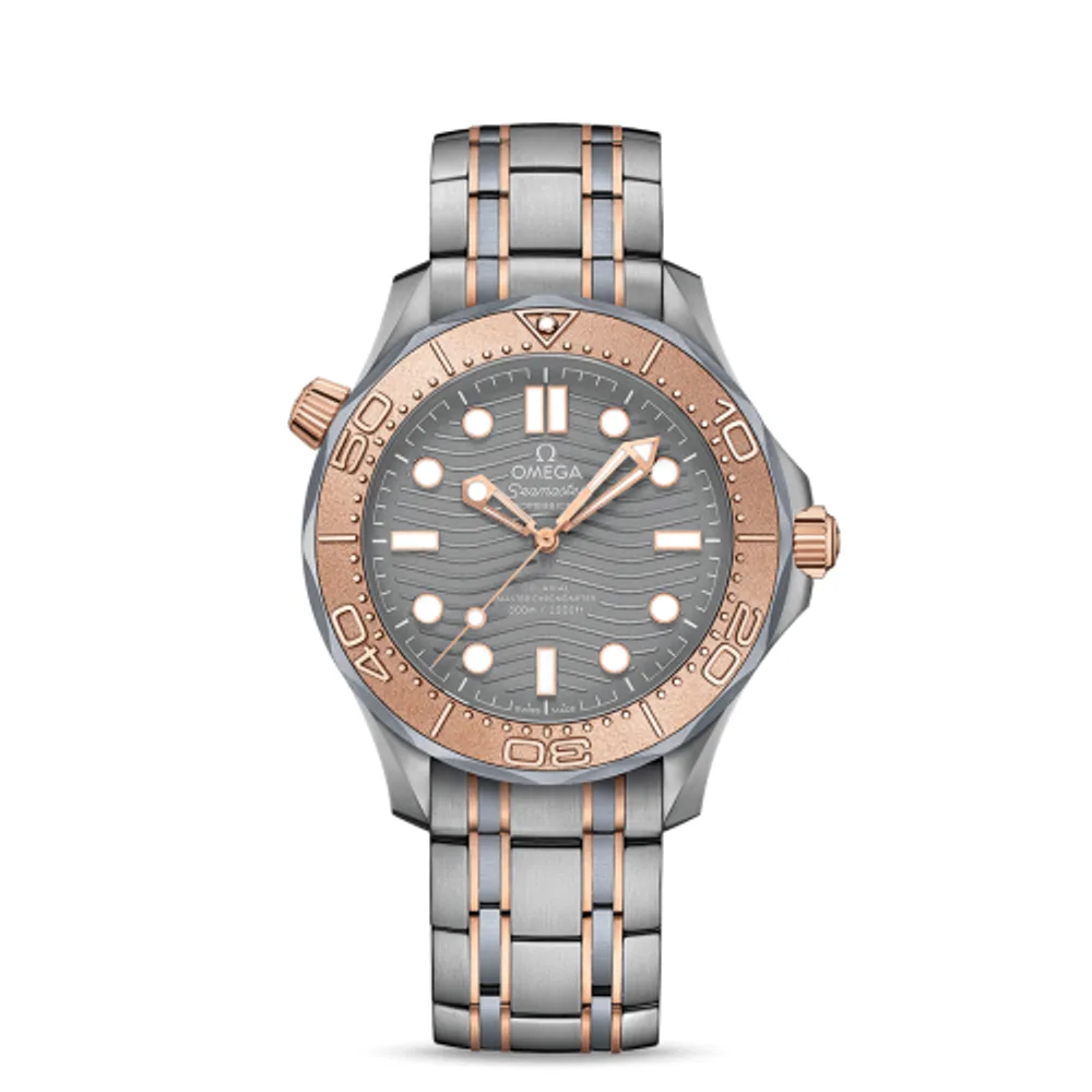 Omega Seamaster Diver 300M Master Co-Axial 42 Titanium / Tantalum / Sedna Gold / Grey / Bracelet