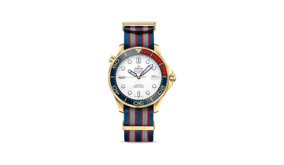 Omega Seamaster Diver 300M Co-Axial 41 Yellow Gold /James Bond Commander's Watch