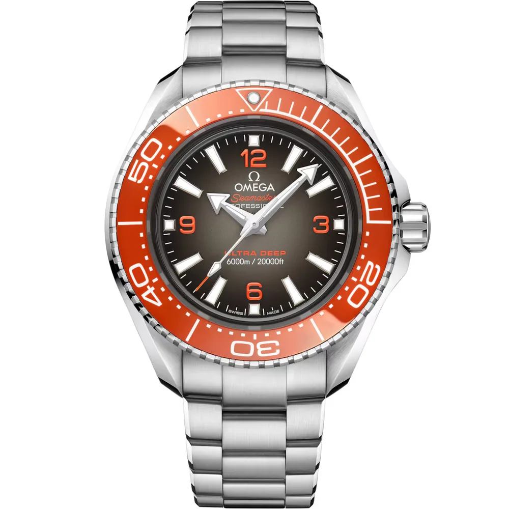 Omega Seamaster Planet Ocean 6000M Ultra Deep 45.5 mm, O‑MEGASTEEL on O‑MEGASTEEL