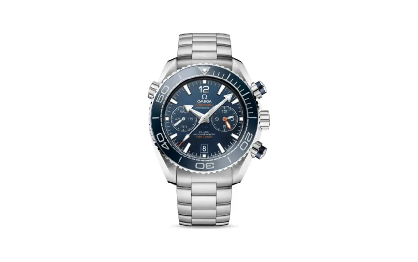 Omega Seamaster Planet Ocean 600M Co-Axial 45.5 Master Chronometer Chronograph Stainless Steel / Blue / Bracelet