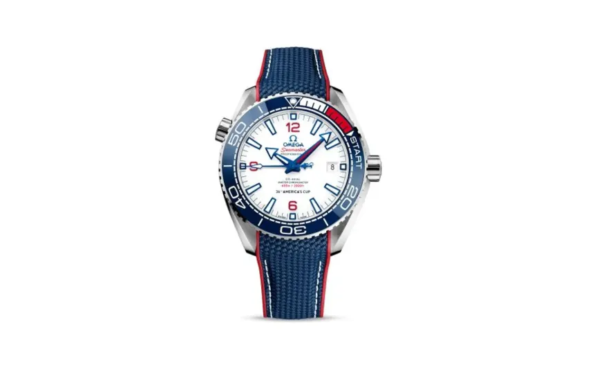 Omega Seamaster Planet Ocean 600M Co-Axial 43.5 Master Chronometer Stainless Steel / White / America's Cup