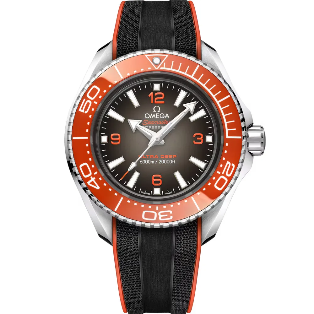 Omega Ultra Deep Seamaster Planet Ocean 6000M 45.5 mm, O-MEGASTEEL on rubber strap