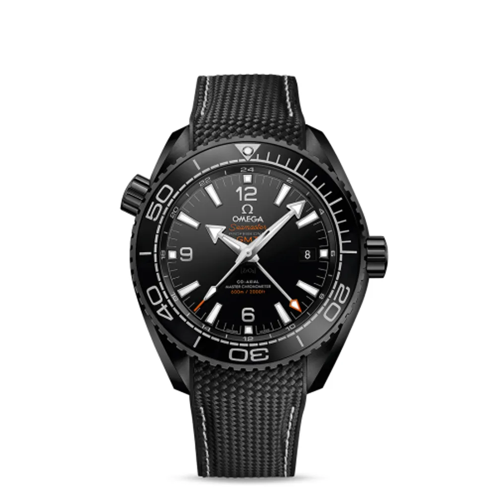 Omega Seamaster Planet Ocean 600M Co-Axial 45.5 Master Chronometer GMT Deep Black