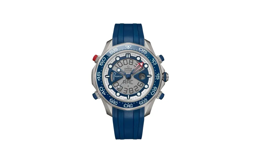 Omega America's Cup Seamaster Regatta 46.75 mm, titanium on rubber strap