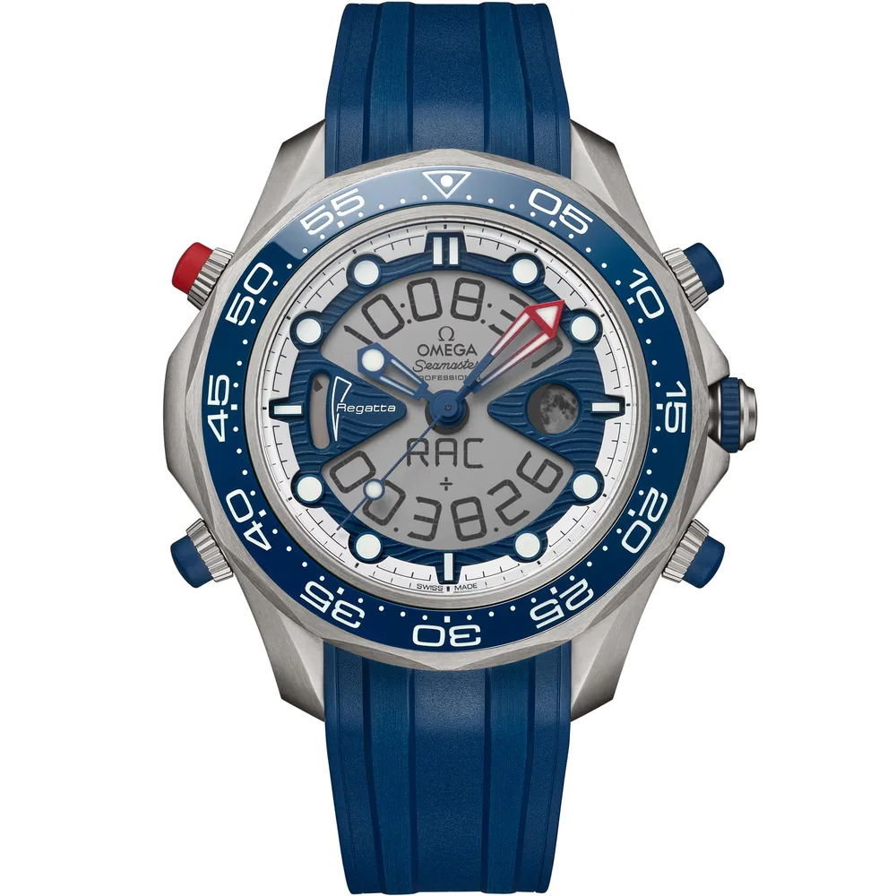 Omega America's Cup Seamaster Regatta 46.75 mm, titanium on rubber strap
