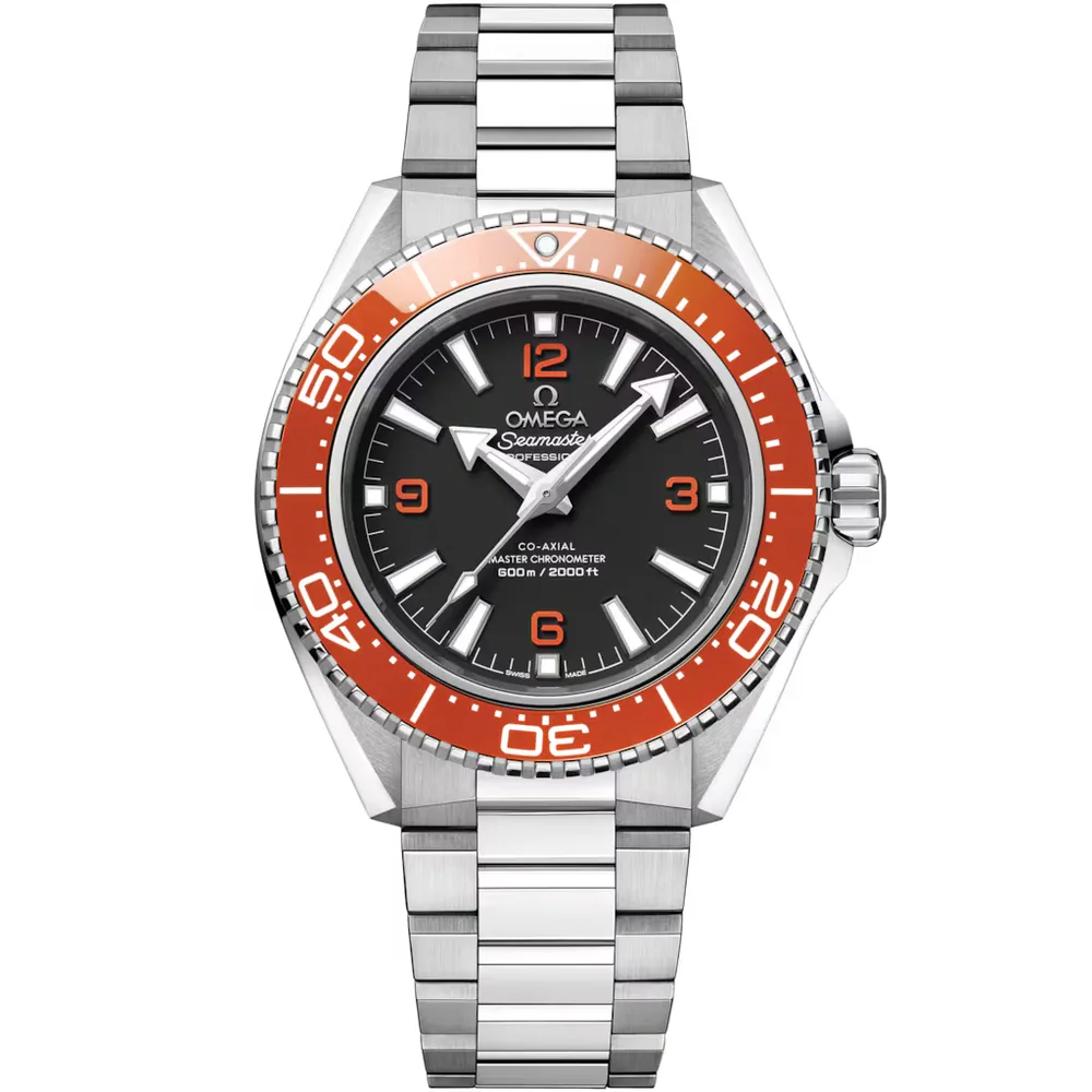 Omega Seamaster Planet Ocean 600M 42 mm, steel on steel