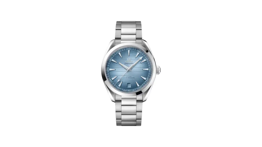 Omega Summer Blue Seamaster Aqua Terra 150M 41 mm, steel on steel