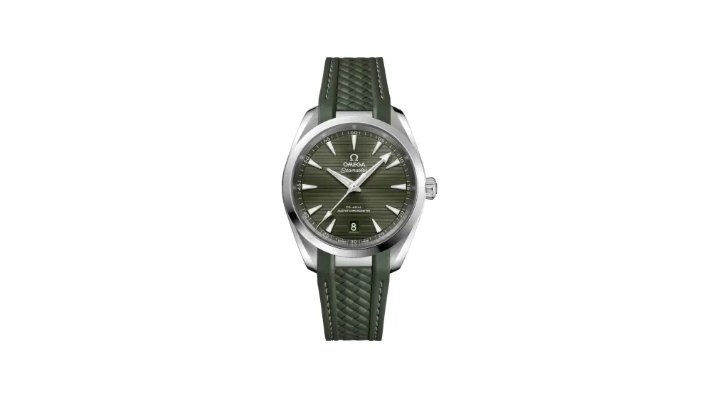 Omega Seamaster Aqua Terra 150M 38 mm, steel on rubber strap