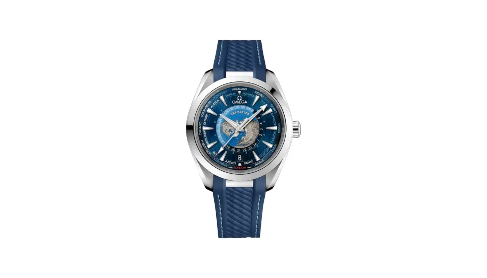 Omega Seamaster Aqua Terra 150M 43 mm, steel on rubber strap