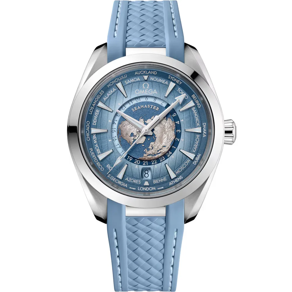 Omega Seamaster Aqua Terra 150M 43 mm, steel on rubber strap