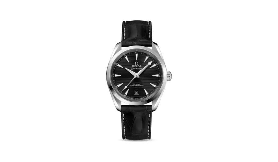 Omega Seamaster Aqua Terra 150M Master Chronometer 38 Stainless Steel / Black / Alligator