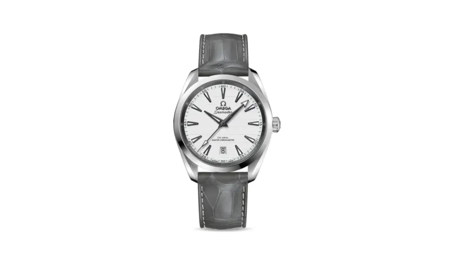 Omega Seamaster Aqua Terra 150M Master Chronometer 38 Stainless Steel / Silver / Alligator