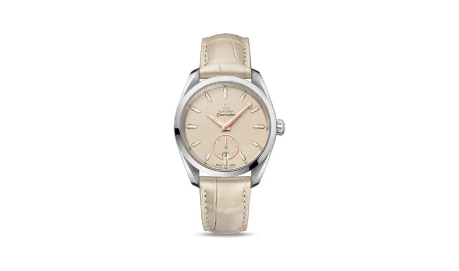 Omega Seamaster Aqua Terra 150M Master Chronometer Small Seconds 38 Stainless Steel / Sand / Alligator