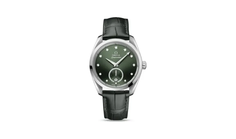 Omega Seamaster Aqua Terra 150M Master Chronometer Small Seconds 38 Stainless Steel / Green - Diamond / Alligator
