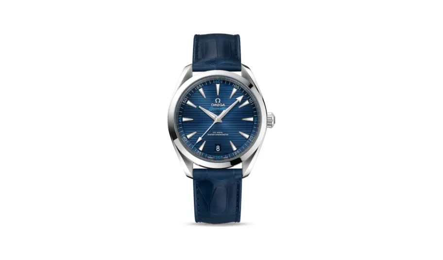 Omega Seamaster Aqua Terra 150M Master Chronometer 41 Stainless Steel / Blue / Alligator